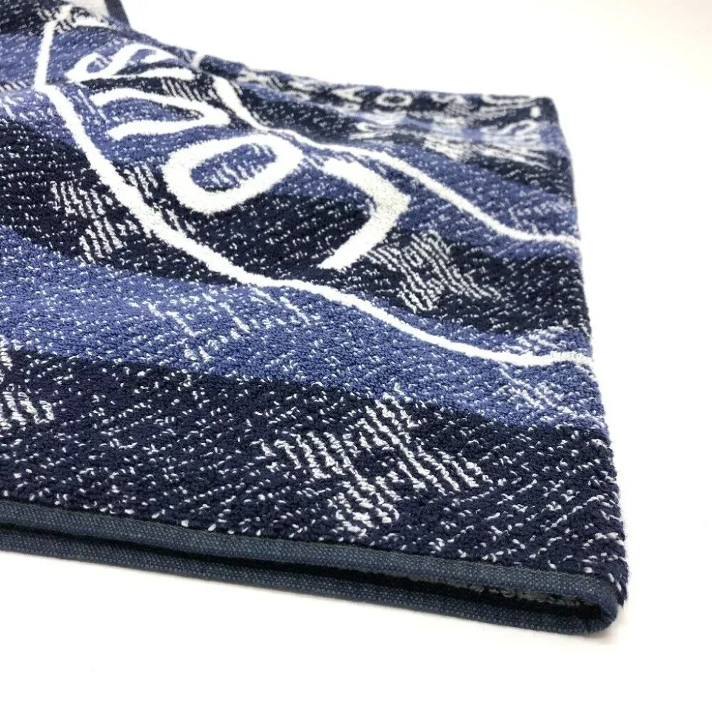 LOUIS VUITTON Monogram TRUNKS＆BAGS Beach towel bath towel towel cotton blue